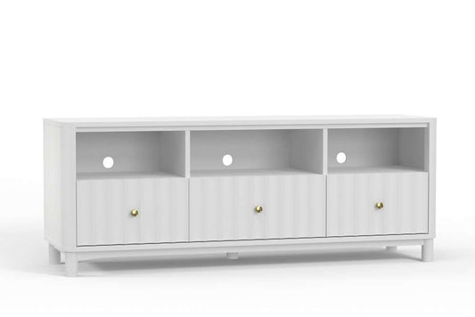 Alpine Furniture - Stapleton TV Console, White - 2090-10 veiw 3