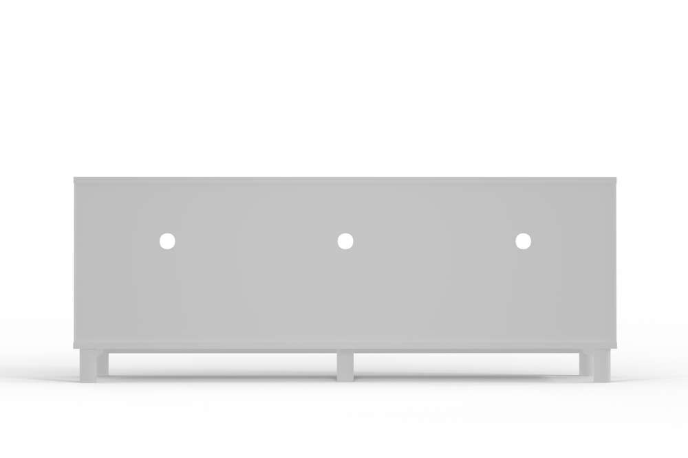 Alpine Furniture - Stapleton TV Console, White - 2090-10 veiw 5
