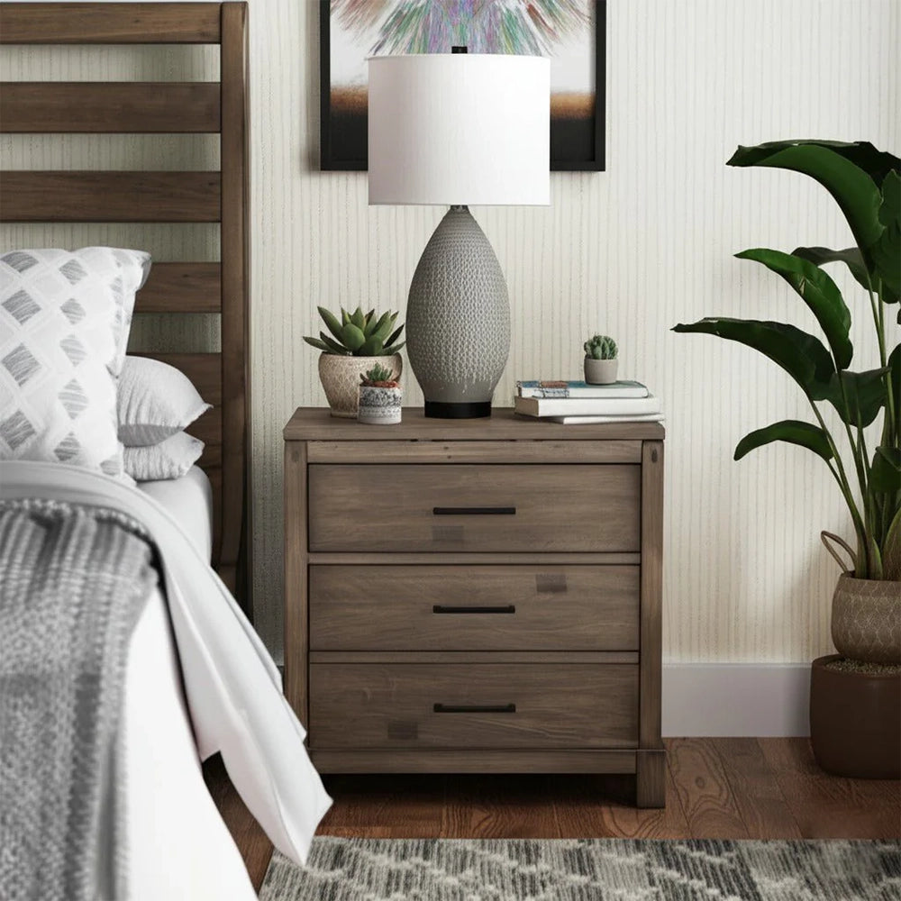 Alpine Furniture - Sydney 2 Drawer Nightstand - 1700-02