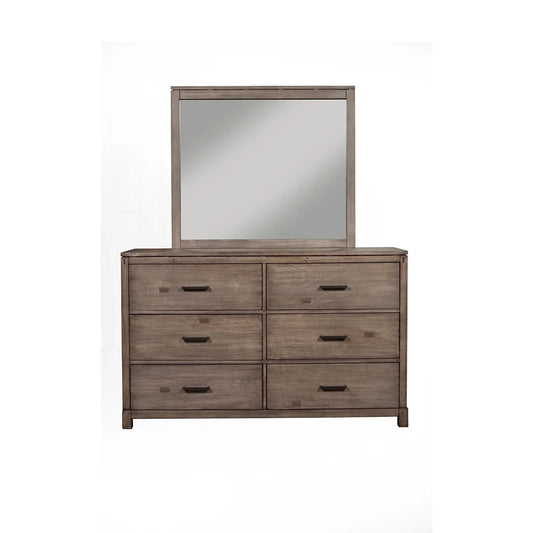 Alpine Furniture - Sydney 6 Drawer Dresser and Mirror Set - 1700-03_06 view 2
