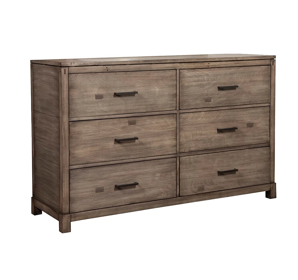 Alpine Furniture - Sydney 6 Drawer Dresser - 1700-03