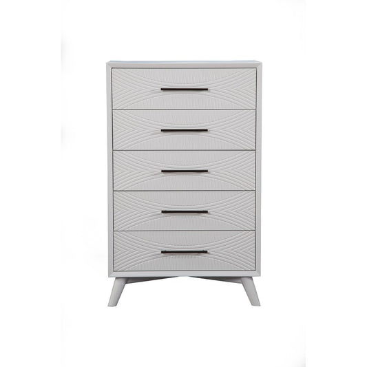 Alpine Furniture - Tranquility Chest, White - 1867-05 view 2