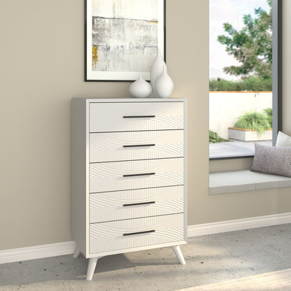 Alpine Furniture - Tranquility Chest, White - 1867-05 view 3