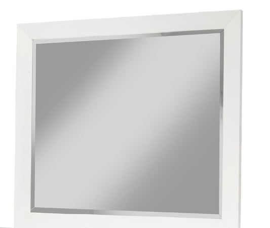Alpine Furniture - Tranquility Mirror, White - 1867-06 veiw 1