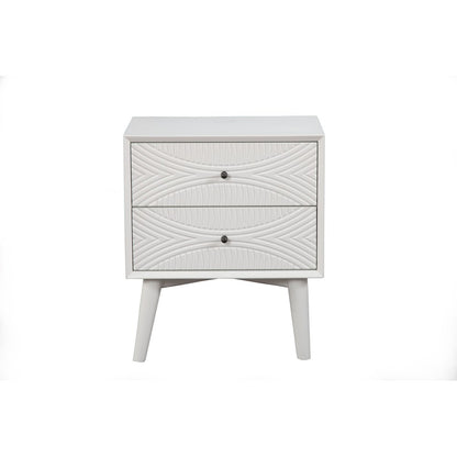 Alpine Furniture - Tranquility Nightstand, White - 1867-02 view 1