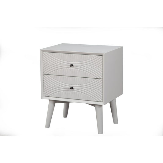 Alpine Furniture - Tranquility Nightstand, White - 1867-02 view 2