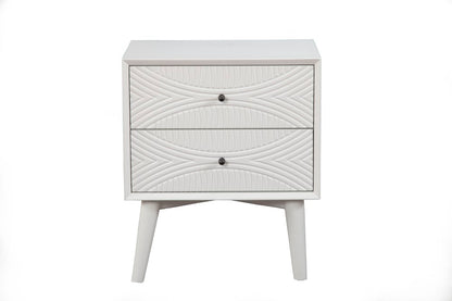 Alpine Furniture - Tranquility Nightstand, White - 1867-02 veiw 2