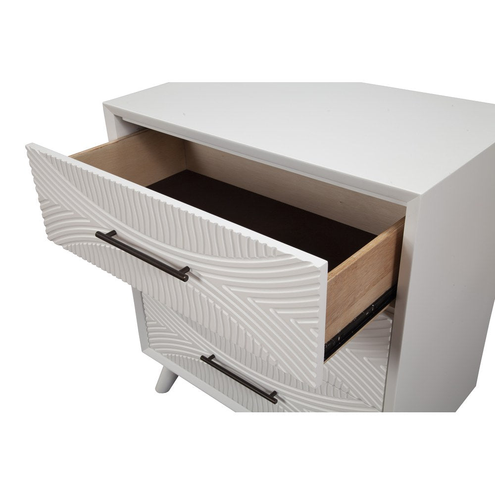Alpine Furniture - Tranquility Small Chest, White - 1867-04 view 3