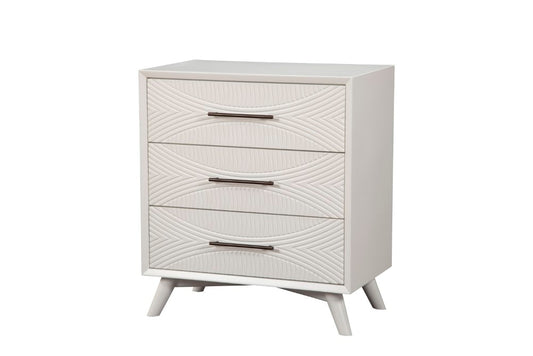 Alpine Furniture - Tranquility Small Chest, White - 1867-04 veiw 1