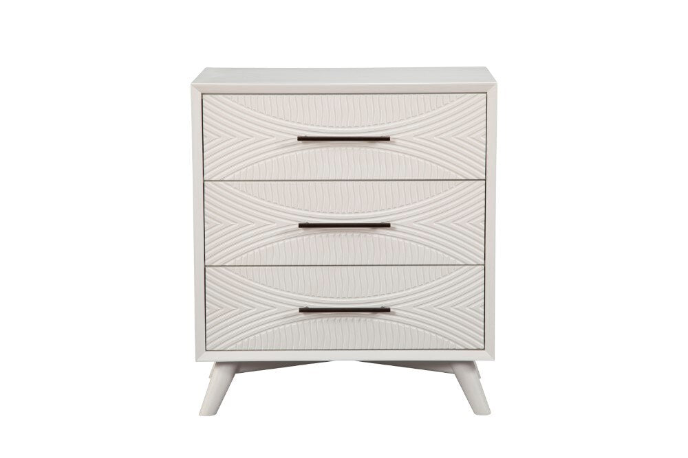 Alpine Furniture - Tranquility Small Chest, White - 1867-04 veiw 2