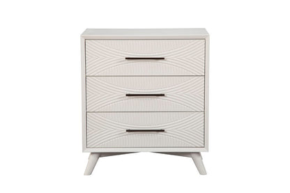 Alpine Furniture - Tranquility Small Chest, White - 1867-04 veiw 2