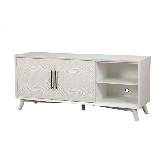 Alpine Furniture - Tranquility TV Console, White - 1867-10 view 3