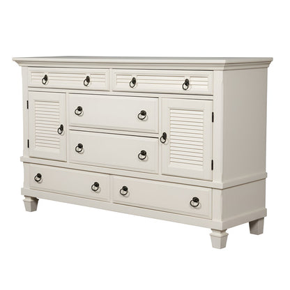 Alpine Furniture - Winchester 2 Cabinet & 6 Drawer Dresser - 1306-W-DR view 1