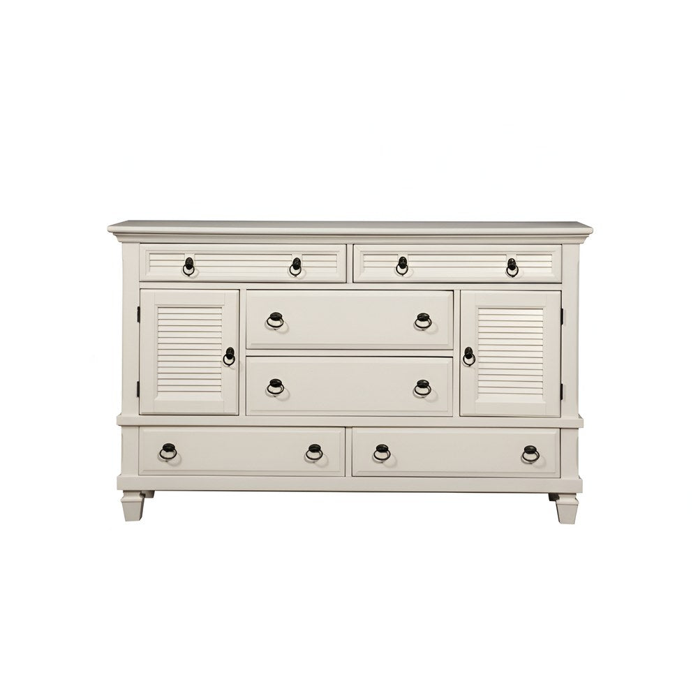 Alpine Furniture - Winchester 2 Cabinet & 6 Drawer Dresser - 1306-W-DR view 2
