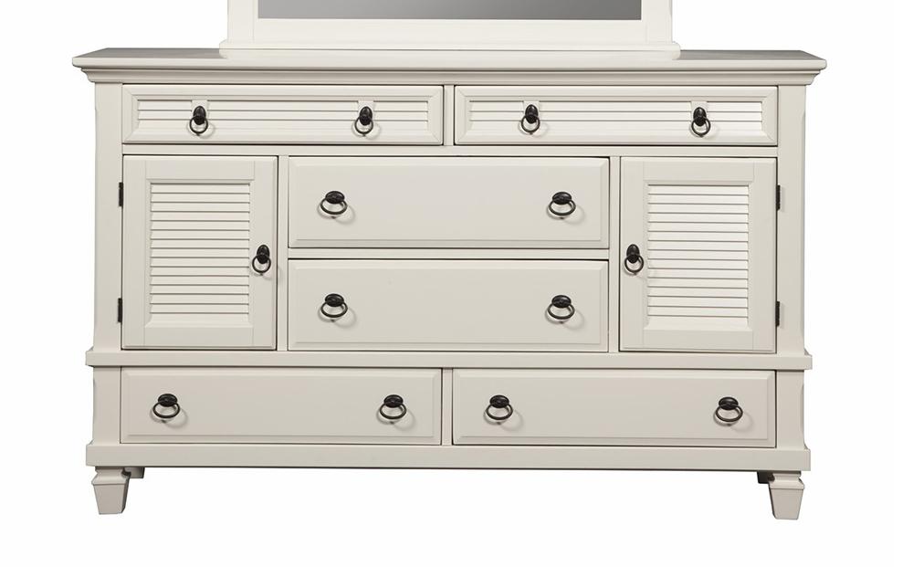Alpine Furniture - Winchester 2 Cabinet & 6 Drawer Dresser - 1306-W-DR veiw 1