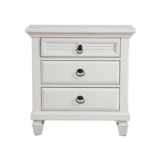 Alpine Furniture - Winchester 3 Drawer Nightstand - 1306-W-NS view 2