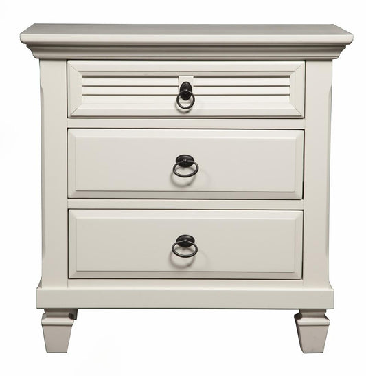 Alpine Furniture - Winchester 3 Drawer Nightstand - 1306-W-NS veiw 1