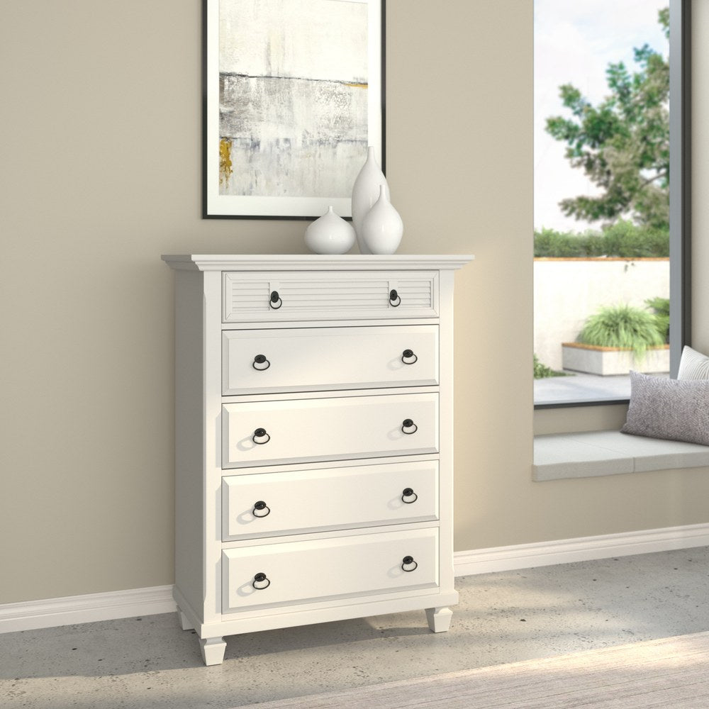 Alpine Furniture - Winchester 5 Drawer Chest - 1306-W-CH view 4