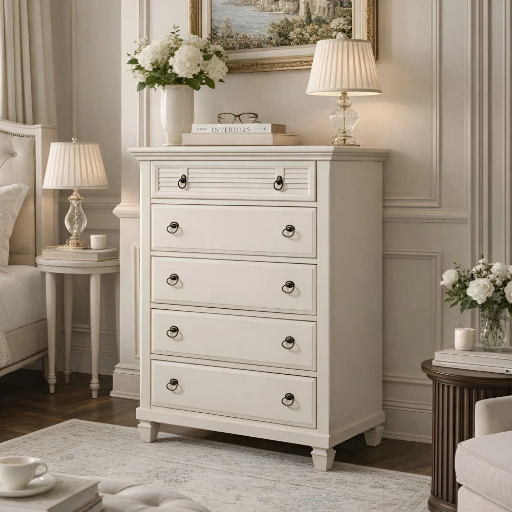 Alpine Furniture - Winchester 5 Drawer Chest - 1306-W-CH view 5