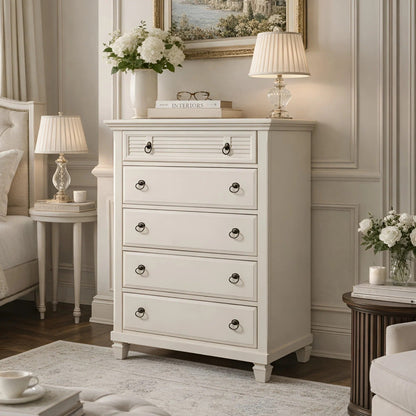 Alpine Furniture - Winchester 5 Drawer Chest - 1306-W-CH view 5