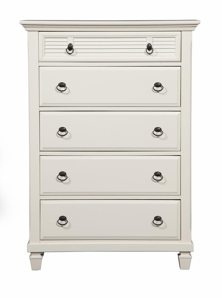 Alpine Furniture - Winchester 5 Drawer Chest - 1306-W-CH veiw 1