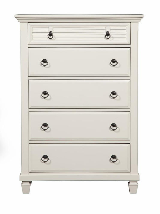 Alpine Furniture - Winchester 5 Drawer Chest - 1306-W-CH veiw 1