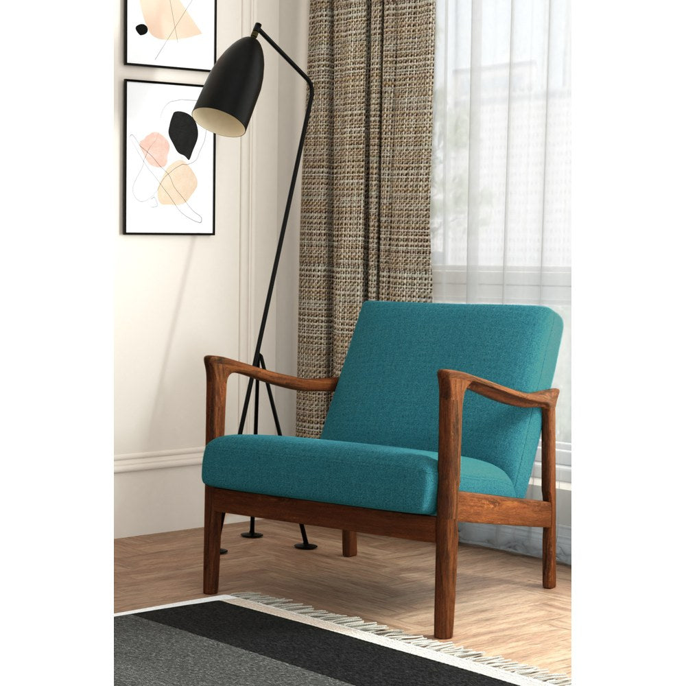 Alpine Furniture - Zephyr Lounge Chair, Turquoise - RT641A-TUR view 5