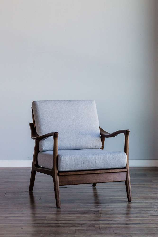 Alpine Furniture - Zephyr Slate Lounge Chair with Removable Cushions - RT560A veiw 1
