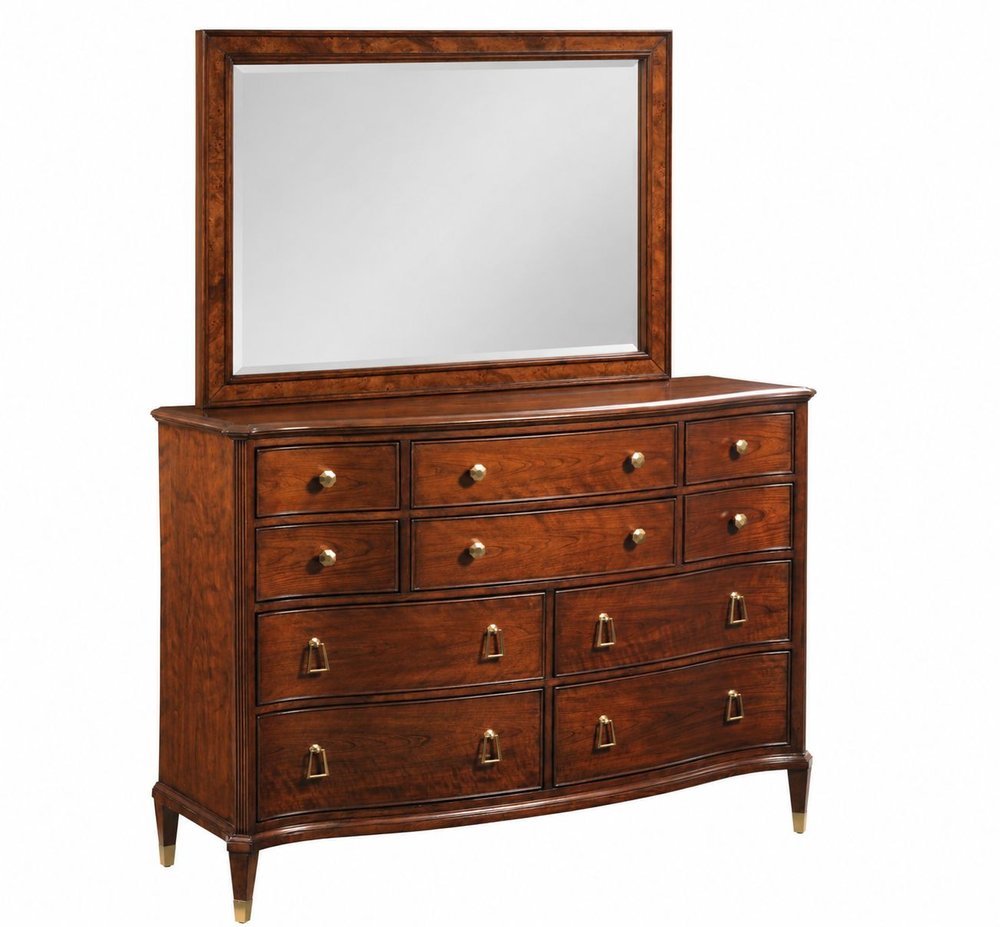 American Drew - Addison New Classic Julian Bureau With Landscape Mirror - 426-220040 view 1