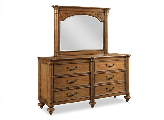 American Drew - Berkshire Cognac Mayview Dresser With Mirror - 011-130040 view 1