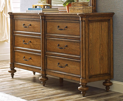 American Drew - Berkshire Cognac Mayview Dresser With Mirror - 011-130040 view 2