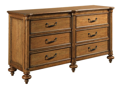 American Drew - Berkshire Cognac Mayview Dresser With Mirror - 011-130040 view 3