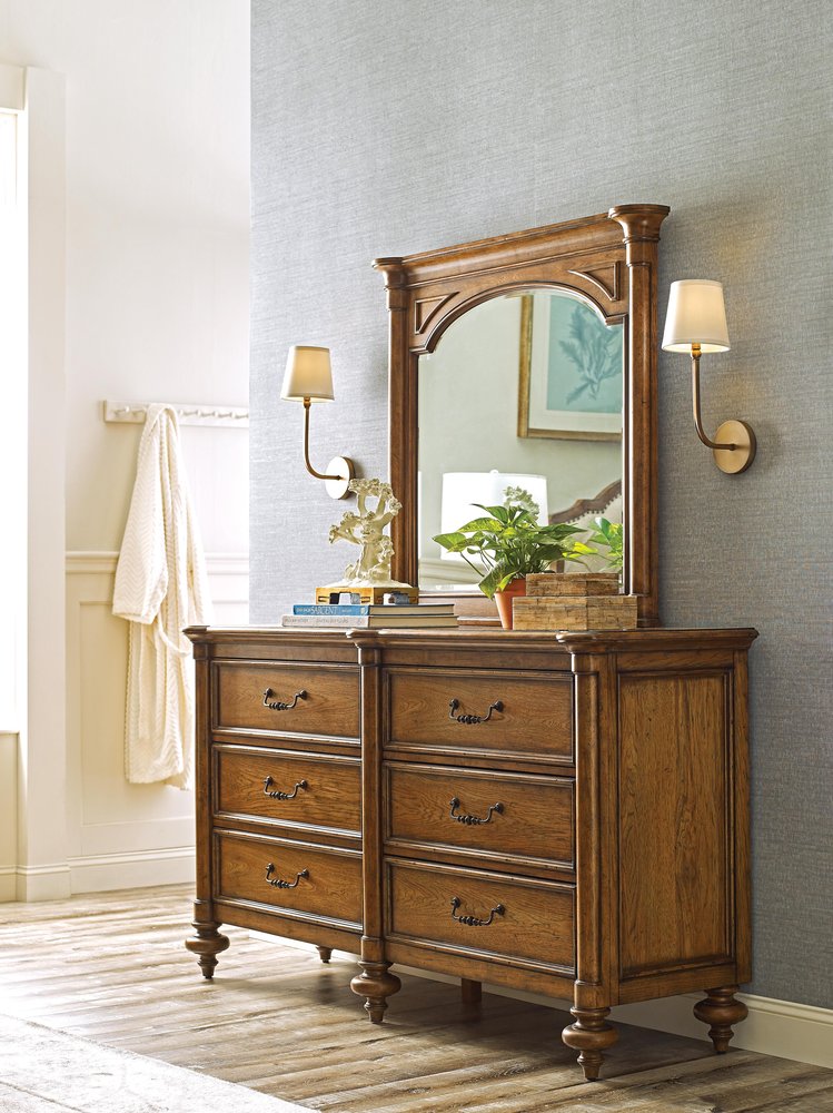 American Drew - Berkshire Cognac Mayview Dresser With Mirror - 011-130040 view 5