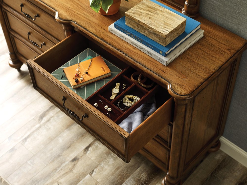 American Drew - Berkshire Cognac Mayview Dresser With Mirror - 011-130040 view 6