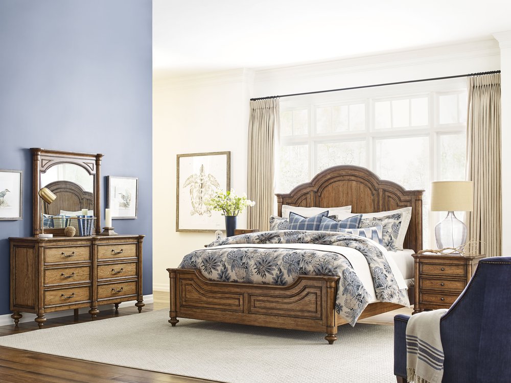 American Drew - Berkshire Cognac Mayview Dresser With Mirror - 011-130040 view 8