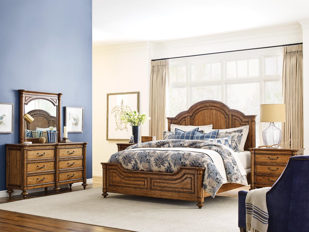 American Drew - Berkshire Cognac Mayview Dresser With Mirror - 011-130040 view 9