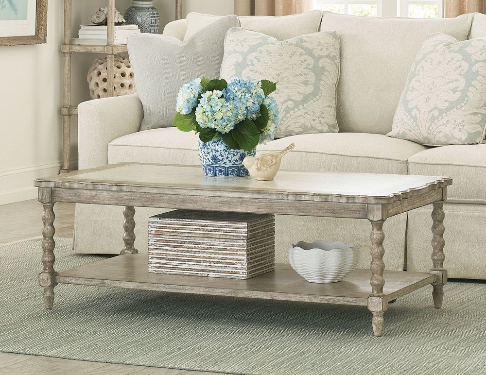 American Drew - Cambric Breve Batiste Rectangular Coffee Table - 309-910B view 2
