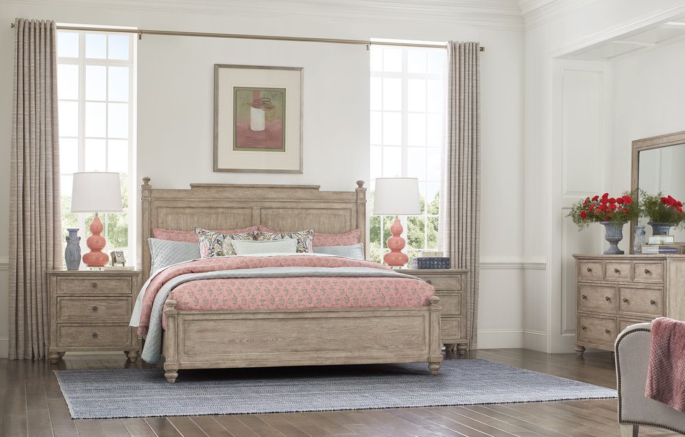 American Drew - Cambric Breve Miriam Seven Drawer Dresser With Landscape Mirror - 309-131B040B view 8