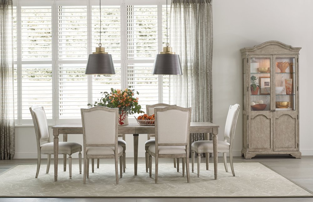 American Drew - Cambric Breve Rectangular Extendable Leg Dining Table - 309-744B view 10