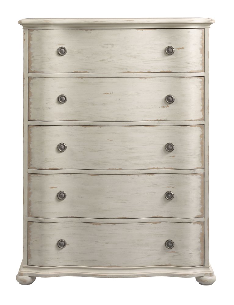 American Drew - Cambric Creme Helene Five Drawer Chest - 309-215C view 3