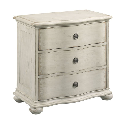 American Drew - Cambric Creme Helene Three Drawer Nightstand - 309-420C view 1