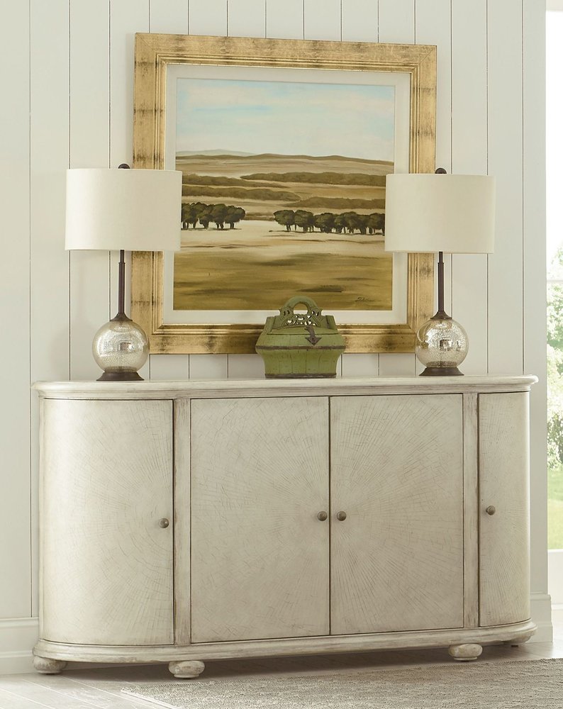 American Drew - Cambric Creme Picard Curved Buffet - 309-850C view 2