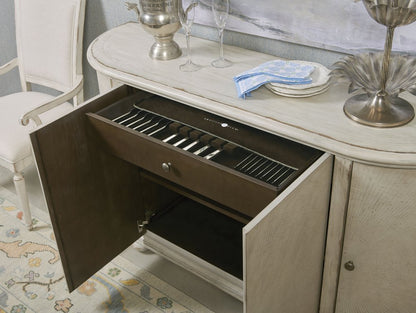American Drew - Cambric Creme Picard Curved Buffet - 309-850C view 4