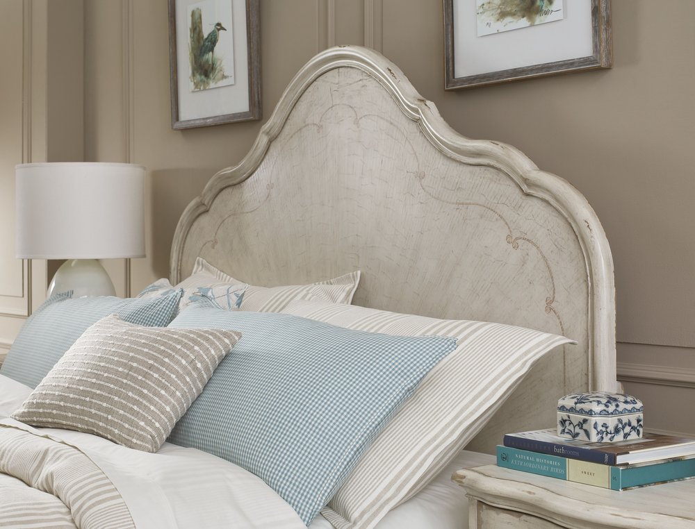 American Drew - Cambric Creme Vignette California King Panel Bed - 309-318CR view 3