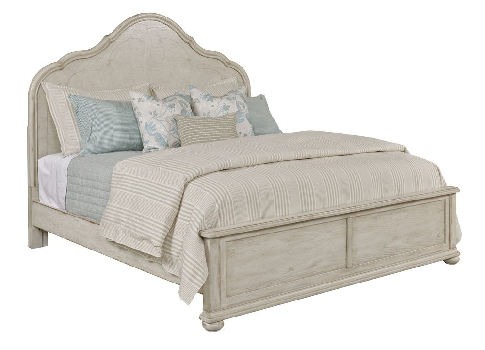 American Drew - Cambric Creme Vignette King Panel Bed - 309-316CR view 1