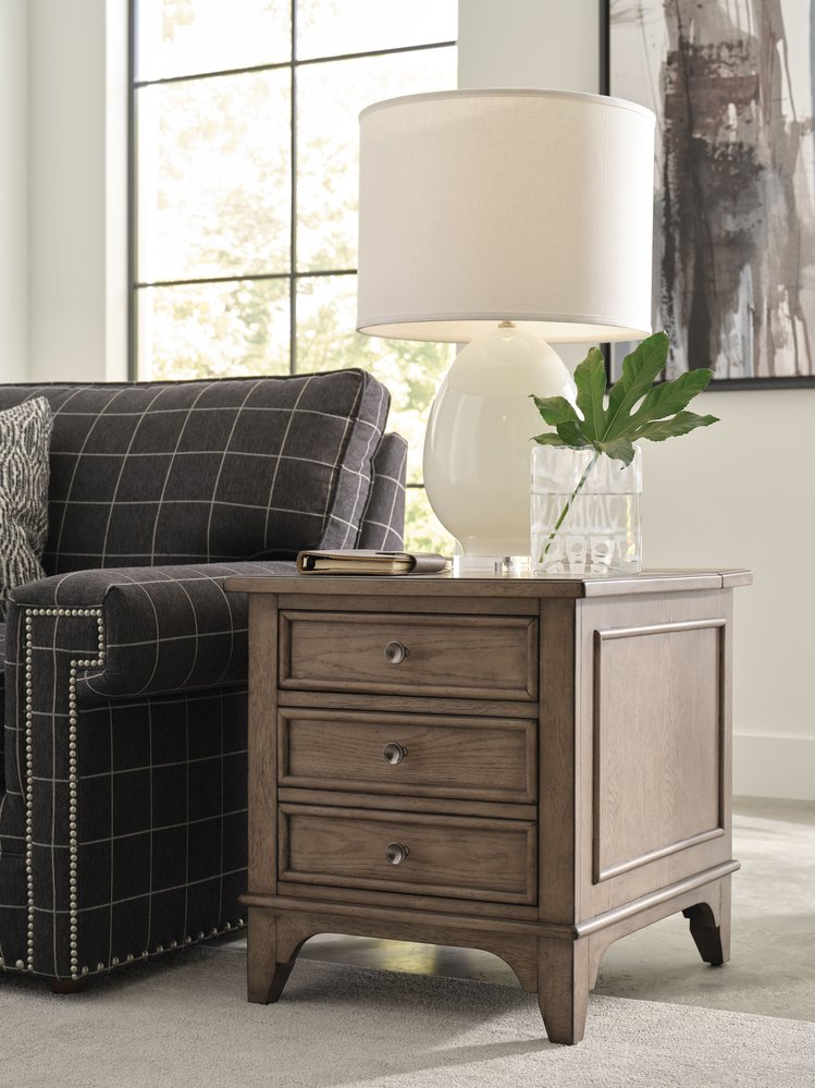 American Drew - Carmine Latte Beatrix Chairside Chest - 151-918 view 2
