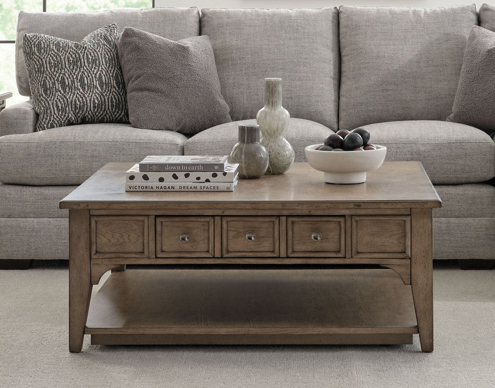 American Drew - Carmine Latte Beatrix Square Coffee Table - 151-911 view 2