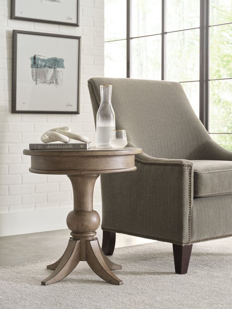 American Drew - Carmine Latte Georgie Round End Table - 151-916 view 2
