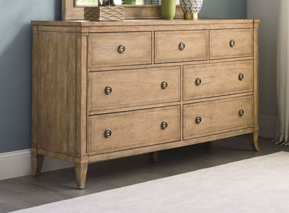 American Drew - Chastain Caramel Chastain Dresser With Mirror - 483-130040 view 2