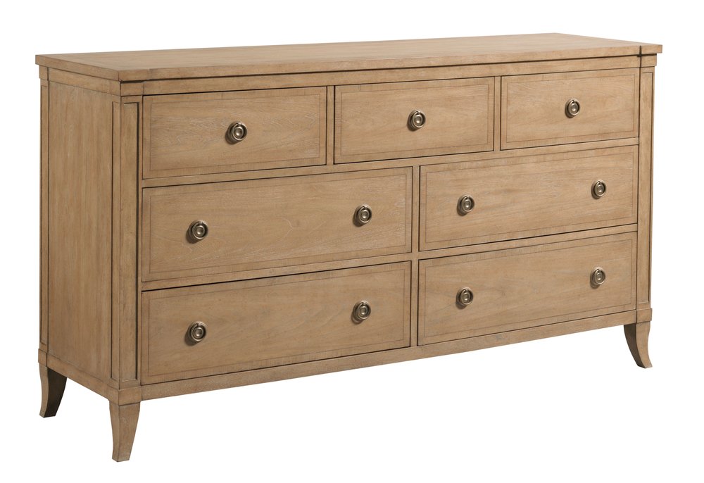 American Drew - Chastain Caramel Chastain Dresser With Mirror - 483-130040 view 3